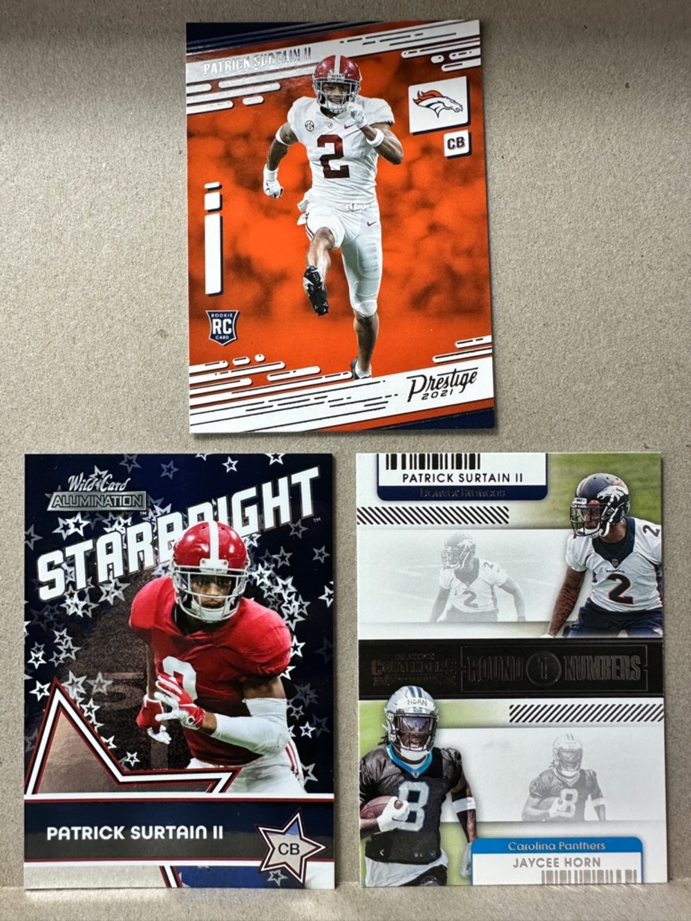 Bo Nix + 3 Patrick Surtain II rookies w/ Bonitto/Sutton/Mims Broncos lot of 18 - Picture 2 of 15